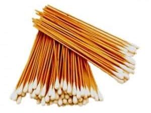 CCS 6 Inch Cotton Tip Swabs - Package of 100