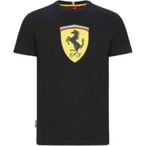 Ferrari classic Tshirt Black Front