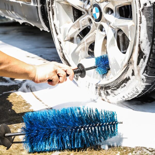 MJJC Sword Shape Vehicle Washing Tool Car Brush Car Rim Cleaning Brush Car Wheel Brush Wheel1