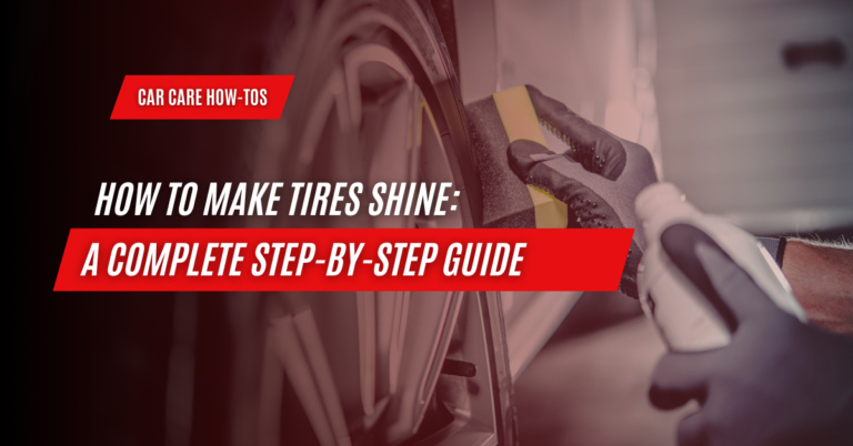 how to make tires shine